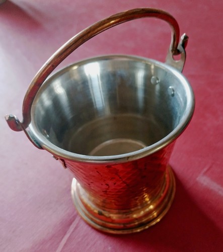 Copper hammered serving - copper,