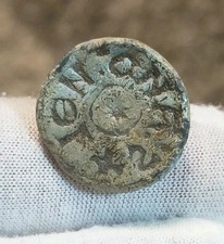 Medieval cast lead alloy seal matrix (13th century) Metal Detecting Finds (20)