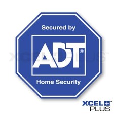 ADT Single/Double-Sided Blue Alarm Window & Van Interior/Exterior Stickers