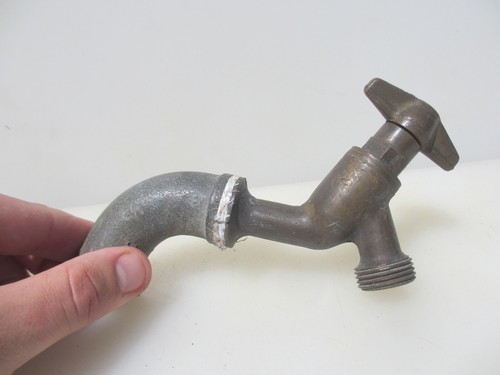 Small vintage brass tap garden - small,