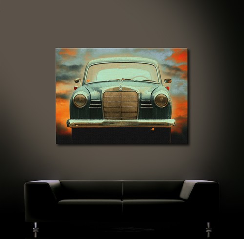 Mercedes benz 180 - benz, canvas