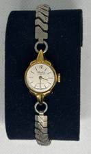 Vintage Majex Kingstar Women's Silver coloured & Gold Plaque G20 17 Jewels Watch