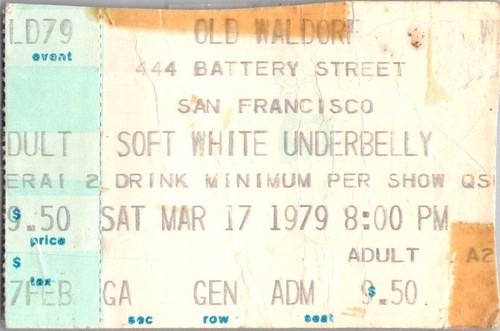 Soft white underbelly concert - underbelly,