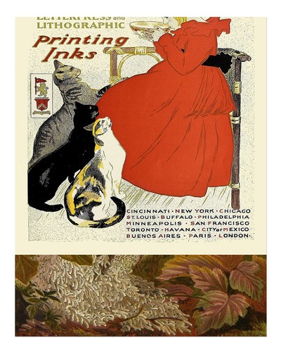 Vintage art nouveau wall - art,