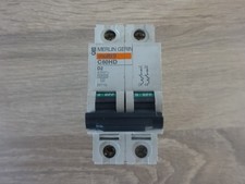 Merlin Gerin D2 2A double pole MCB C60HD Circuit breaker MULTI 9