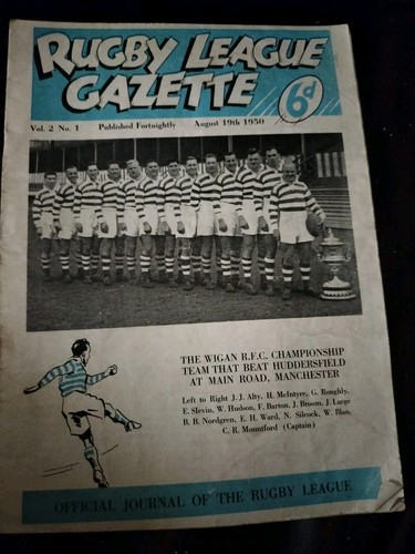 Rugby league gazette journal - gazette,