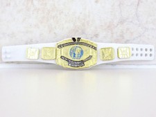WWE MATTEL ELITE WHITE INTERCONTINENTAL WRESTLING FIGURE TITLE BELT WWF CLASSIC