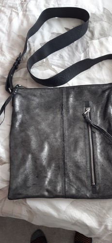 Leather across body bag - leather,