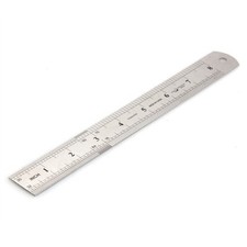 Vintage Stainless Steel Ruler Rule Scale Machinist Tools 20CM Z6Q85546