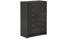 Malibu 7 Drawer Chest Black