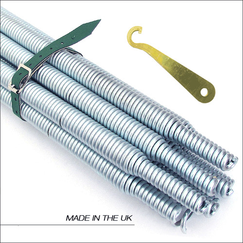 Steel spring drain rods - drain,