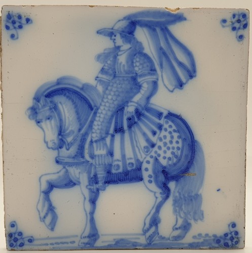 Antique tile dutch - dutch, delft
