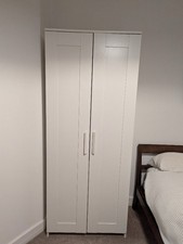 White IKEA wardrobe