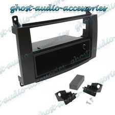 Single DIN Black Facia Fascia
