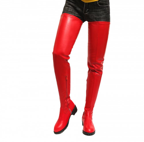 Women round toe solid stretch - women,