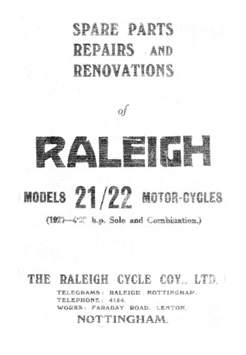 1927 raleigh model - (0911),