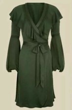 AGENT PROVOCATEUR RARE GREEN SAGE DRESS SIZE UK10 BNWT 