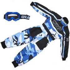 Kids Kart Race Motocross Suit Childrens MX Off Road Junior Quad Bike ATV Goggle