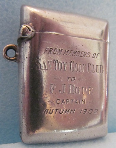 Vintage sterling silver vesta - sterling,