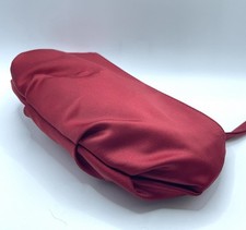 LK Bennett Zip Bag Pouch Burgundy Red 25cm