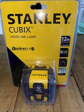 Stanley Cubix Green Beam Cross Line Laser Level STHT77499-1 INT177499 DAMAGEDE