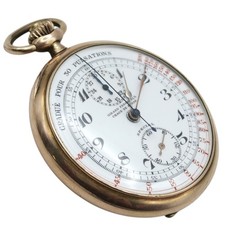 Girard-Perregaux Pocket Chronograph – Doctor’s Pulsometer – Vintage Swiss 1940c