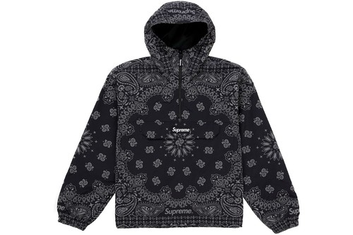 Supreme paisley anorak - supreme, size