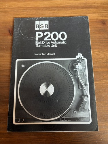 P200 bsr turntable - bsr,