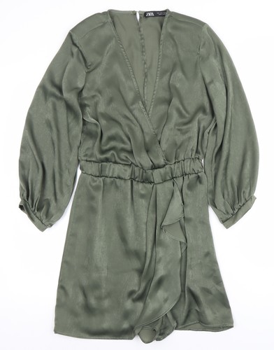 Zara women khaki green - women, long