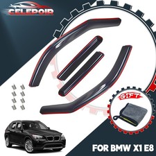 Wind Deflectors for BMW X1 E84 5 Door SUV 09-15 In-Channel 4Pcs 8Clips