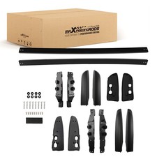 Aluminium black roof rails - black,