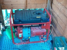 German Generac 5000 XL 240V Generator 5.5KW Petrol