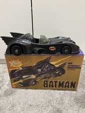 TOY BIZ 1989 BATMAN KEATON BATMOBILE With Original Box