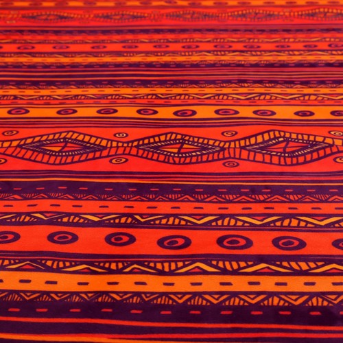 Striped tribal upholstery - striped,