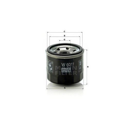 Mann oil filter - filter, with