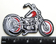 🔥OLD SCHOOL BOBBER MOTORCYCLE BIKERS VEST JACKET EMBROIDERED IRON/SEW ON PATCH