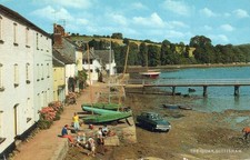 ENGLAND POSTCARD Dittisham The Quay South Hams Devon UK J. Salmon Ltd.