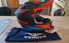 Vemar helmet Taku Eye Motocross XL 61-62cm Black/Orange/Blue