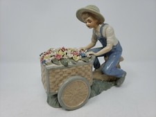 Vintage Flower Peddler Boy