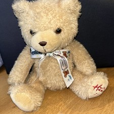 VGC Hamleys Regent Street 2019 Seated Teddy Bear Soft Plush Toy 10"  Collectible