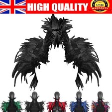 Gothic Natural Feather Collar