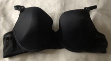 Black 38C Satin Feel Moulded Cup T Shirt Bra