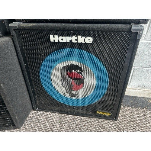 Hartke bass amp - amp, cabinet