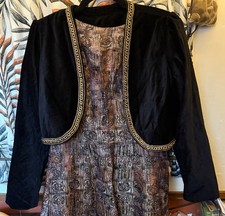 vintage style black velvet