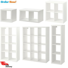 New IKEA KALLAX White Shelving
