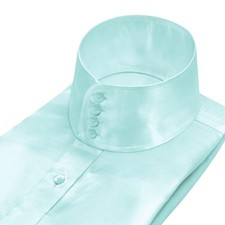 Mens High Band Mandarin Collar