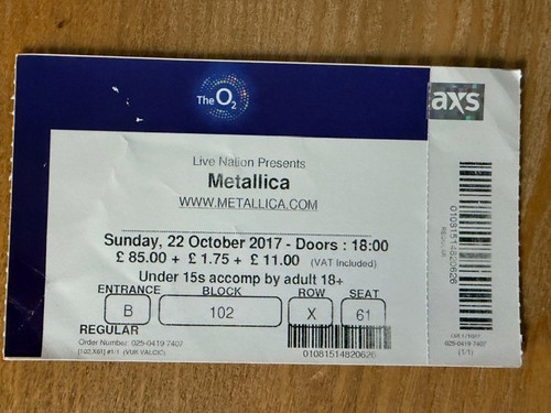Metallica the arena - metallica,