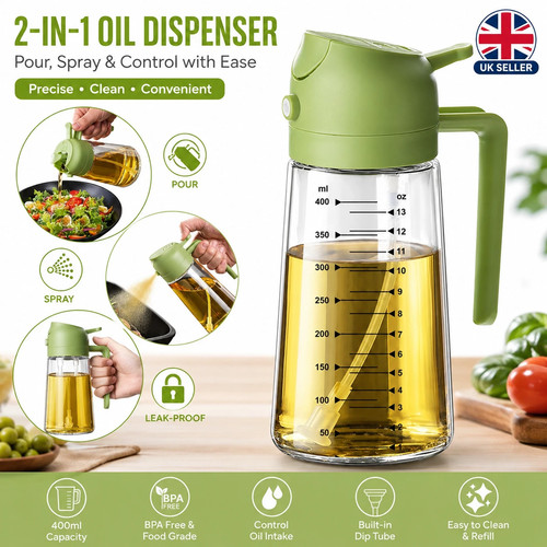 Oil spray bottle 470ml - spray,