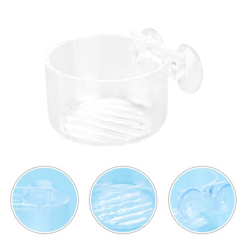 2pcs durable fish food bowl - durable,
