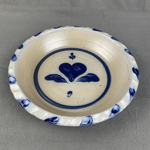 Rowe pottery blue salt - rowe,